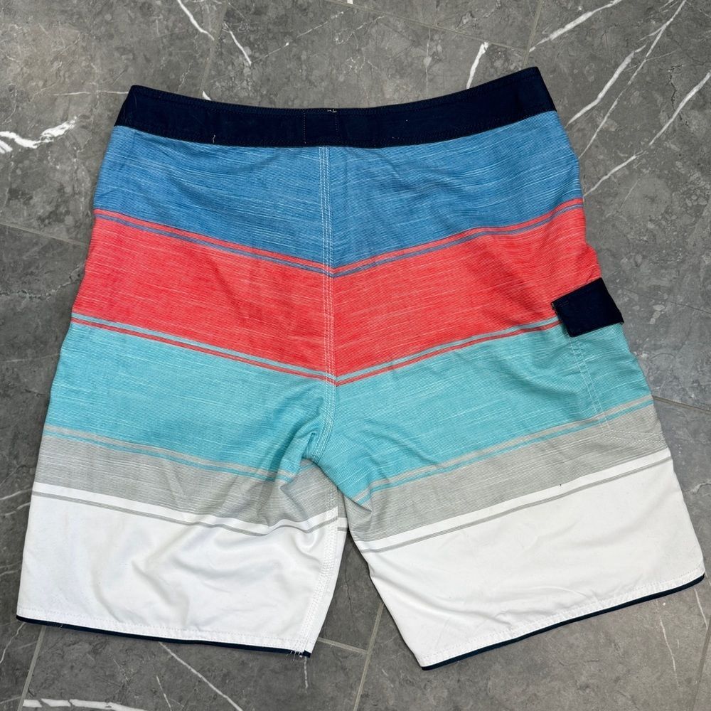 Rip Curl Salmon Blue Multicolor Swim Board Shorts Mens 32 Waist - Picture 3 of 5